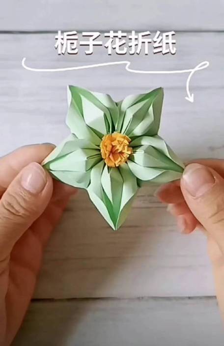 折纸栀子花的相关图片